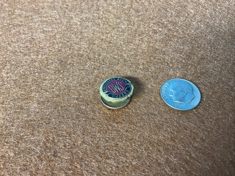 Rare Vintage Collectible Pin: Employees Ass'n DWS Queens New York