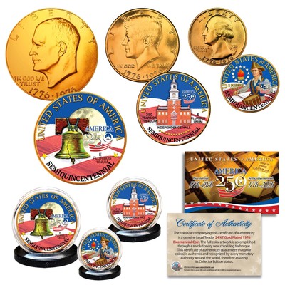 America 250th Anniversary Commemorative Coin Set (6-Pack) – Patriotic Collectible For 1776–2026 Celebration