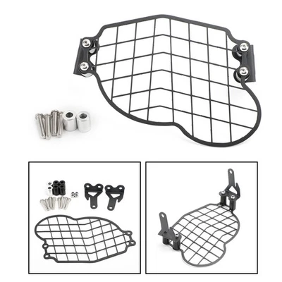 Grille De Protection De Phare Avant Noir Pour Bmw G650Gs Sertao 2011-2017 A E03 - Photo 1/4