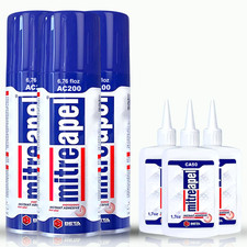 Instant Bond CA Glue  Activator 3x1.7oz  3x6.7oz Professional Super Glue,DIY