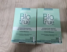 Biotrue Hydration Boost Eyedrops 30 x 0.01oz dispensers (2-pack)(EXP. 08/2026)