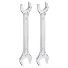 2pcs Double Open End Wrench 13mm x 14mm Metric U-Shaped Spanner