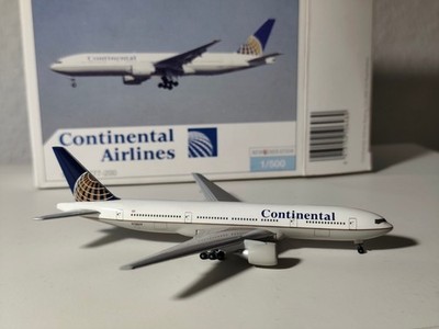 Herpa Wings Continental Airlines Boeing 777-200 N78005 506489 1:500 NG