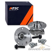 2X Atec Radlager Vorne/Hinten FÜR Audi A3 Q2 Q3 TT Skoda Karoq Octavia Seat Leon