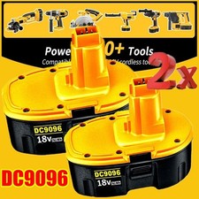 2 PACK 18V Battery For Dewalt 18 VOLT XRP DC9096 DC9098 Ni-MH DC9099 7Ah