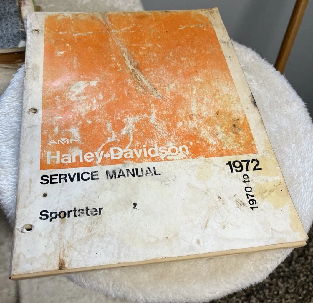 Harley-Davidson M Models サービスマニュアル 1972 Harley-Davidson 1972 Year Motorcycle Repair Manuals & Literature