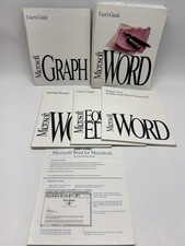 Microsoft Word for Macintosh Version 5.1 Manuals