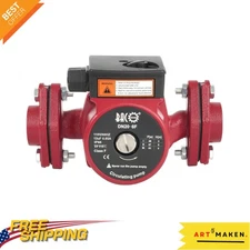 Efficient 110V 3-Speed Water Circulation Pump for Instant Hot Water - Red
