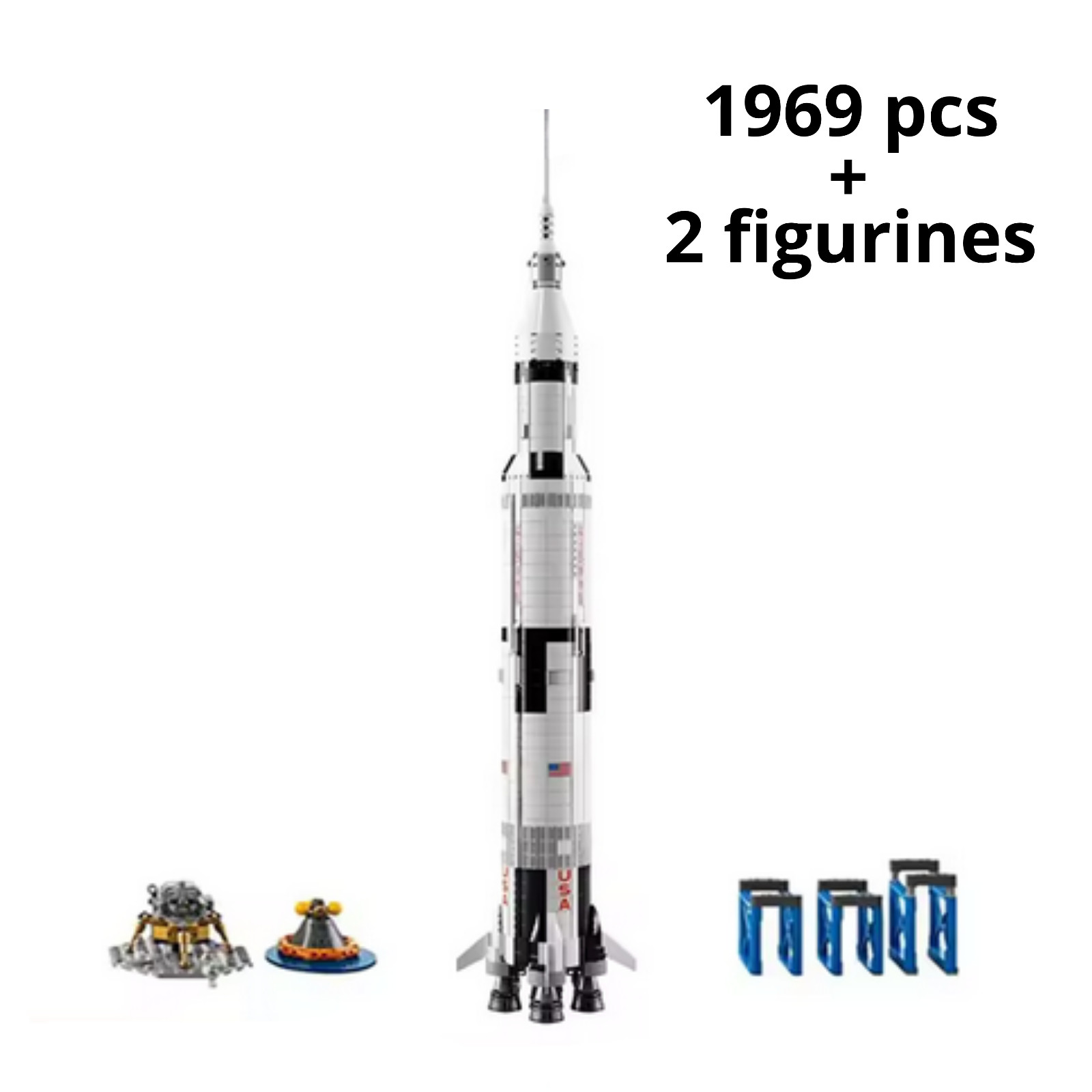 Fusée Apollo maquette 1969 pièces pour surmonter l'ennui créatif