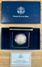 2006 US Mint Benjamin Franklin Founding Father Proof Silver $1 Coin! OGP COA