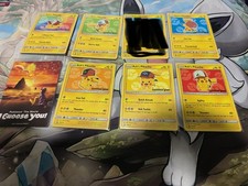 Pokemon Ash’s Pikachu „I Choose You“ Promo Set 6 of 7 near mint! no sm113