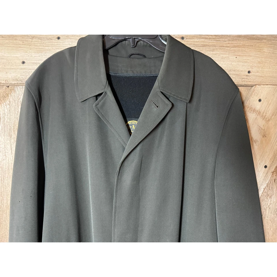 Abrigo de Gabardina Etiqueta Dorada Caimán De Colección Unisex Repelente al Agua Fosa Forro con Cremallera Foto 2 de 4