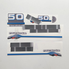Replacement Decal Set Compatible with Yamaha 50hp Outboard Boat Motor Stickers