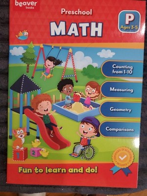 Preschool Math: Fun Beginner Preschool Math Learning Activity Workbook