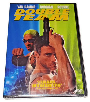 New 1997 DOUBLE TEAM Jean Claude Van Damme Dennis Rodman Comedy Action Movie DVD