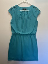 Guess Los Angeles Dress (women size 8) short & sleeveless style, Teal/Turquoise