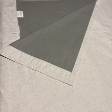 Blackout Curtains Natural Linen 52 x84 100 Polyester 2 Panels New