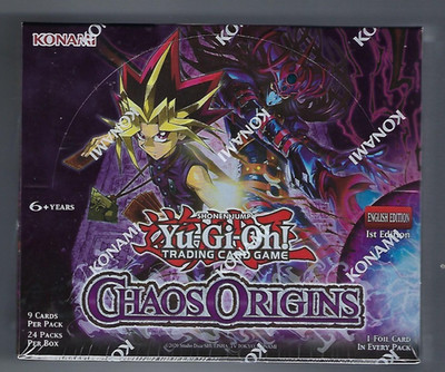 Yu-Gi-Oh Chaos Origins Booster Box 24 Packs Konami English Sealed