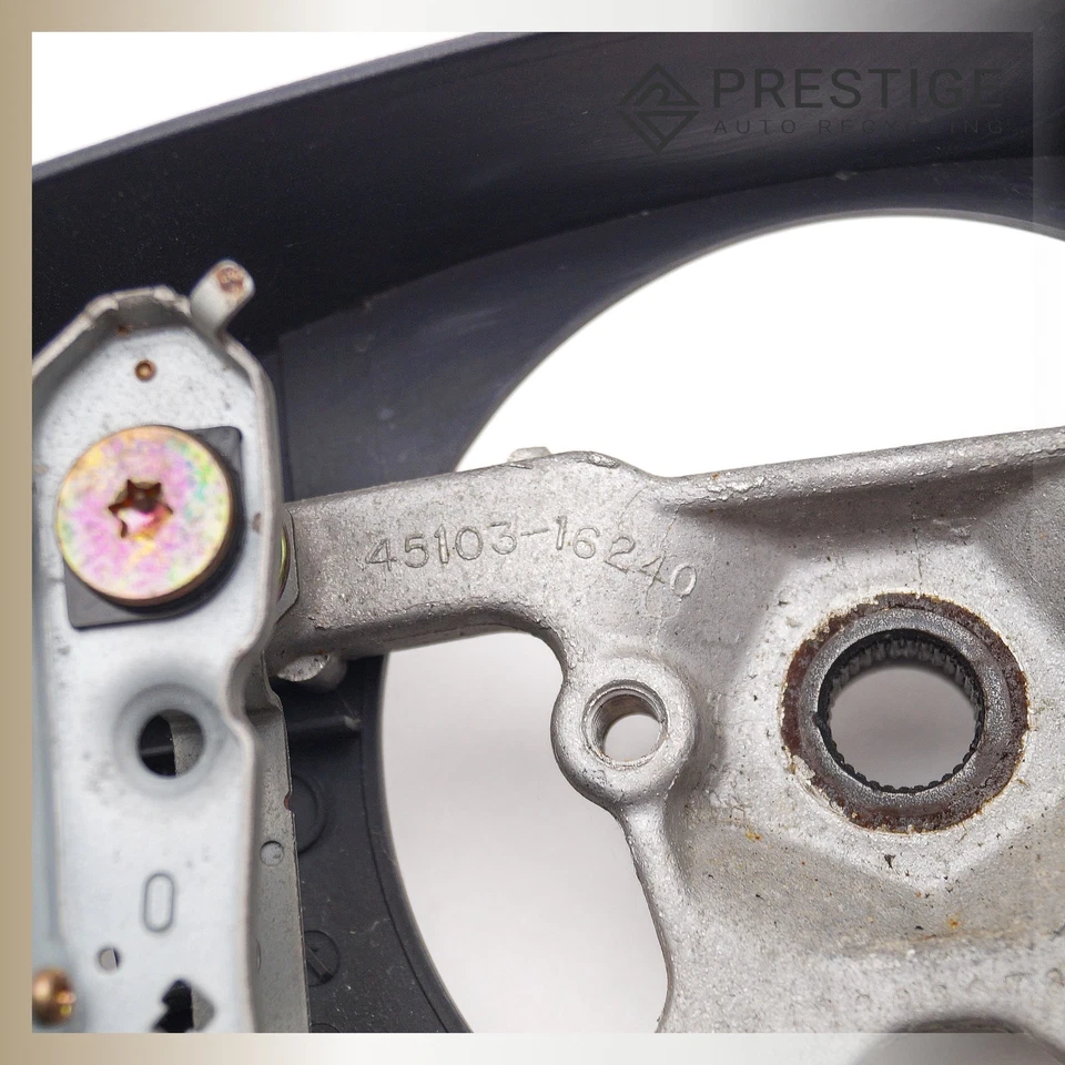 Volante Toyota Paseo 45103-16240 1992-1995 negro OEM Foto 4 de 4