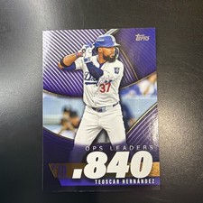 2025 Topps Series 2 Teoscar Hernandez #OPS-20 OPS Leaders Insert Dodgers - NM