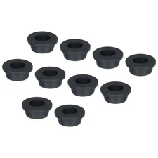 10Pcs T Type Rubber Grommet Mount Dia 29mm 35x19x13mm Seal Protection Black