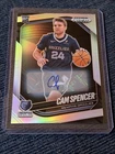 Cam Spencer 2024-25 Prizm Black #218 Silver Prizm Auto RC Memphis Grizzlies-NBA