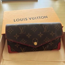 with Box Louis Vuitton Portefeuille Sara Retiro From Japan