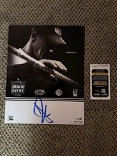John Cena Signed 11x14 Autograph Final Match WWE SNME Limited Edition JSA COA