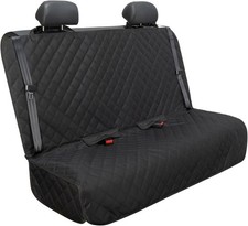 Bench Car Seat Cover Protector - 49" L 56" W, BLACK