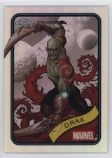 2025 Topps Chrome Marvel Comics Refractor Drax #184 gh4
