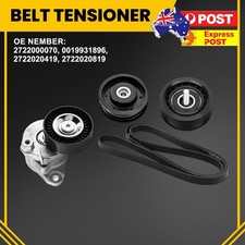 Belt Tensioner With Kit Pulleys & For Belt Mercedes C350 E550 CLK350