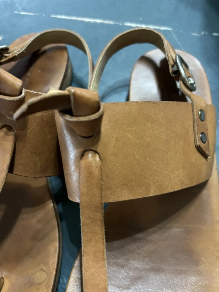 Коричневые сандалии с ремешками Rock & Republic размер 37,5 - Изображение 3 из 4