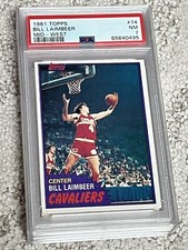 PSA 7 BASKETBALL CARD 1981 TOPPS BILL LAIMBEER ROOKIE CAVALIERS
