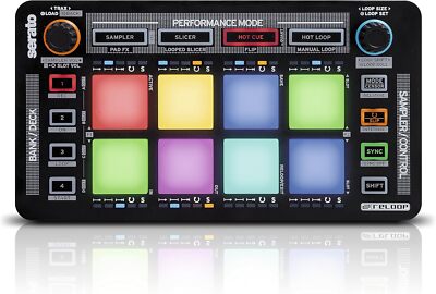 Reloop Neon - Add-on USB DJ Controller mit anschlagdynamischer RGB Performance d