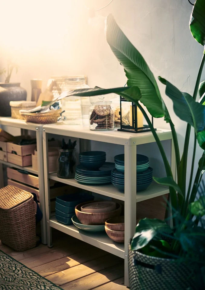 Полочный блок IKEA KOLBJORN, внутренний/наружный, бежевый, 31 1/2x31 7/8 «604.092.94 НОВЫЙ - Изображение 2 из 4