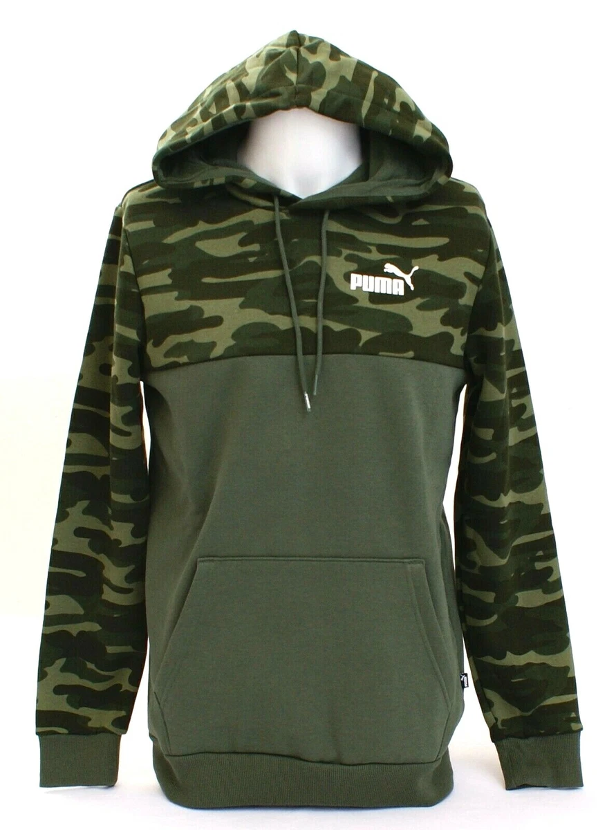 Puma green sweatshirt sale