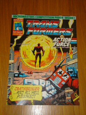 TRANSFORMERS BRITISH WEEKLY #235 MARVEL UK COMIC 1989
