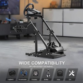 Marada Racing Steering Wheel Stand Adjustable Foldable Fit For LogitechG920 G923