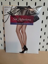Hanes Silk Reflections Silky Sheer Size AB Control Top Reinforced Toe Pantyhose
