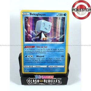 Bekaglaçon V 055/192 Carte Pokemon Neuve Française EB02:Clash des Rebelles  Pokémon Cartes à l'unité