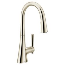 MOEN Kurv 9126NL One-Handle Pulldown Kitchen Faucet Featuring Power Boost and