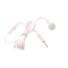 Wired Earphone Mono Headset Single Earbud 3.5mm Headphone Flat for Tablets