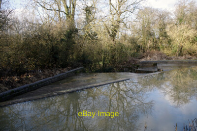 Foto 12x8 Wehr auf dem Oxford Kanal bei Fall's Bridge Wehre haben ein Vital c2021