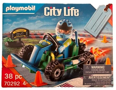 Playmobil 70292 City Life Go Kart Rennauto Flitzer Race Benzin Rennfahrer NEU - Bild 1 von 2
