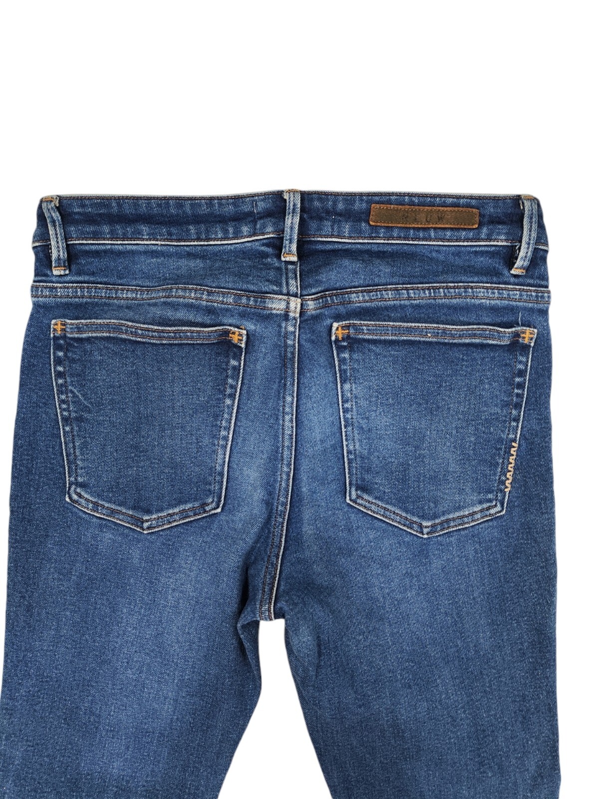 Neuw Bowery Jeans Women's Size 29W 29L Blue Denim Slim Tapered Stretch image 4
