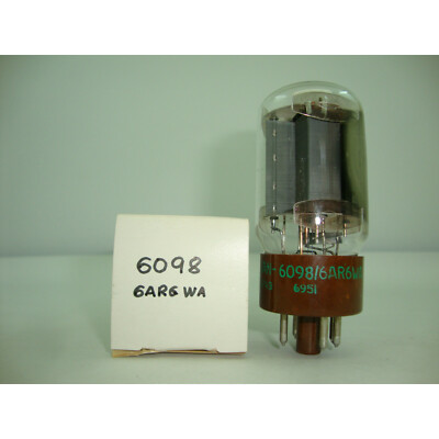 1 X 6098 / 6AR6WA TUNGSOL TUBE. RC74-2