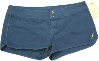 Lightning Bolt Shorts 100% Cotton Retro Surf Styled Whale Casual Shorts Beach