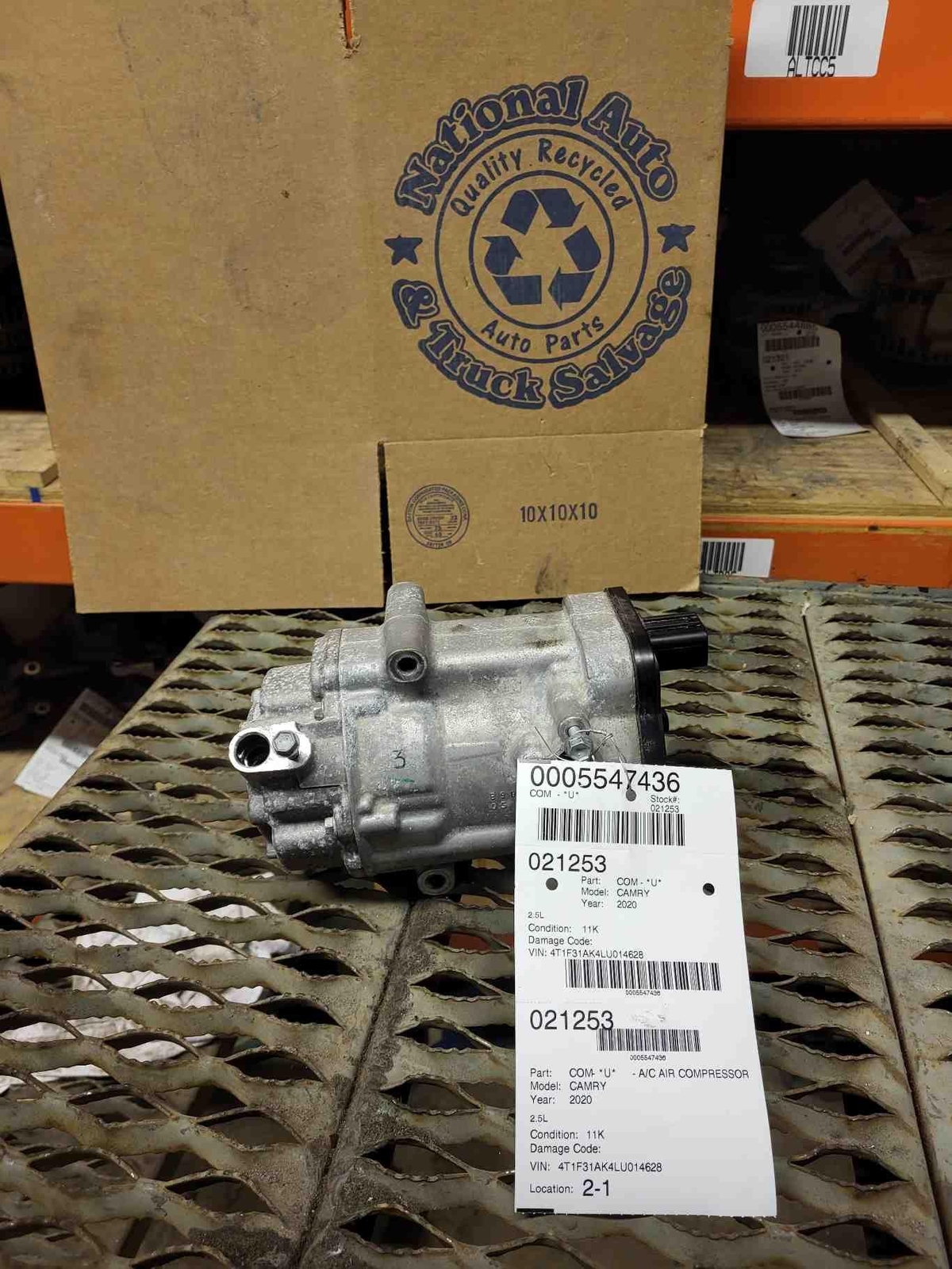 A/c Air Compressor TOYOTA CAMRY 18 19 20 21 22 23 2.5L HYBRID eBay