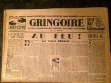  GRINGOIRE N°467/1937/AU FEU ! par HENRI BERAUD/CARICATURES DE A.R.CHARLET