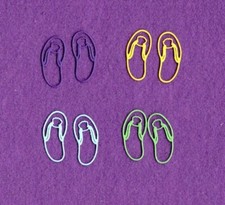 FLIP FLOPS 4 die cuts scrapbook cards